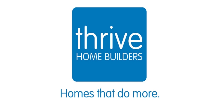 Thrive Home Builders logo.