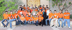 Photo of members of the University of Texas at El Paso  and El Paso Community College Solar Decathlon 2013 team. 