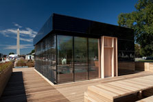 Photo of North House on the National Mall at Solar Decathlon 2009.