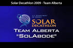 Thumbnail image from the Solar Decathlon 2009 Team Alberta video.