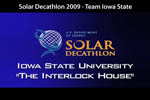Thumbnail image from the Solar Decathlon 2009 Iowa State University video.
