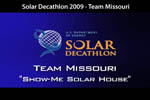 Thumbnail image from the Solar Decathlon 2009 Team Missouri video.