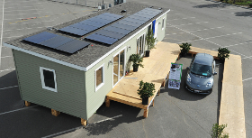 Photo of EASI House at Solar Decathlon 2015.