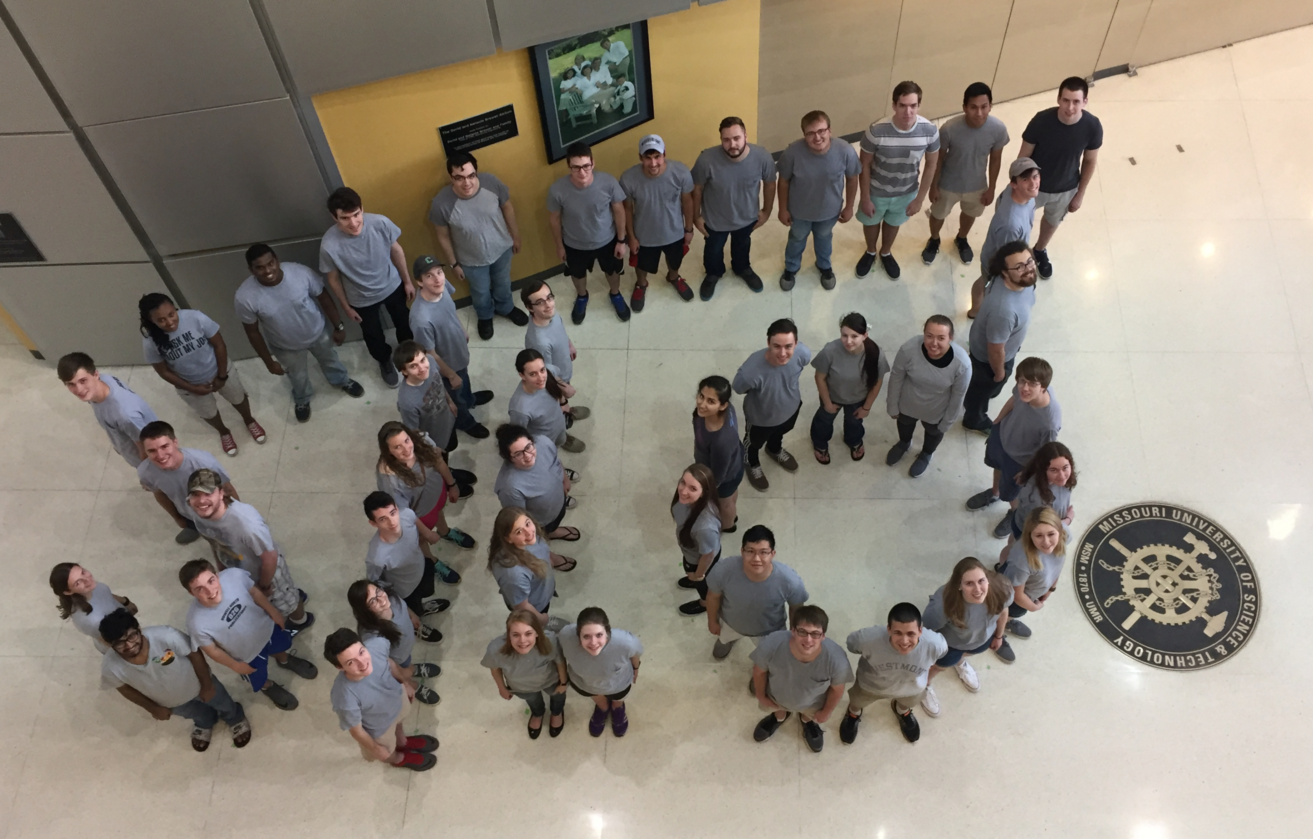 Group photo of the Missouri S&T team members for Solar Decathlon 2017.
