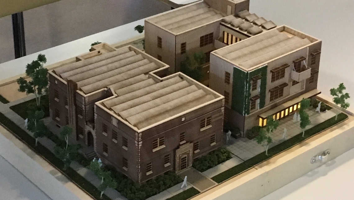 Photo of Ball State University's winning scale model from the 2019 Design Challenge.
