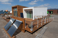 Photo of Borealis House at Solar Decathlon 2013.