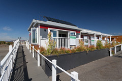 Photo of Chameleon House at Solar Decathlon 2013.