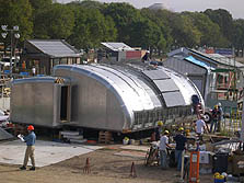 Photo of the Michigan Solar Decathlon house.