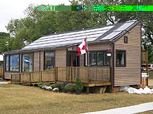 Photo of the Canadian Solar decathlon house.
