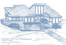 Sketch of Missouri-Rolla's 2005 Solar Decathlon house.