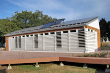 Photo of Show-Me House at the U.S. Department of Energy Solar Decathlon 2009.