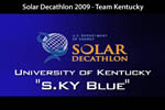 Thumbnail image from the Solar Decathlon 2009 University of Kentucky video.