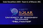 Thumbnail image from the Solar Decathlon 2009 University of Wisconsin-Milwaukee video.